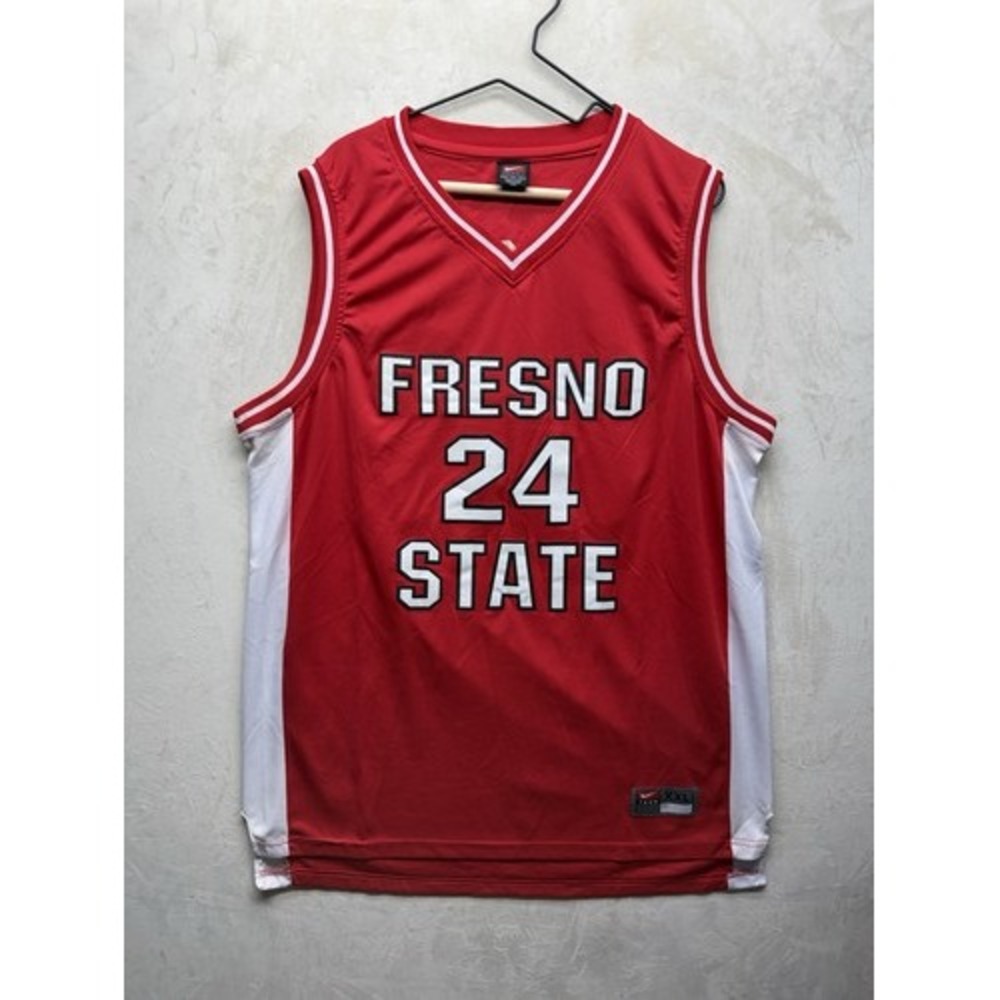 Vintage Nike Paul George Jersey XXL Fresno State Bulldogs Basketball #24 90s Y2K